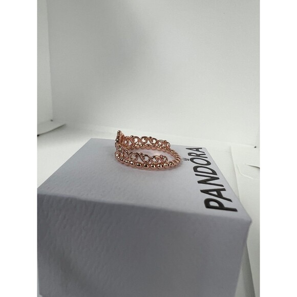 Pandora My Princess Tiara Ring, Clear Cubic Zirconia, Rose Gold-Plated - Picture 5 of 5